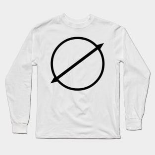 creative products with a centered circle pattern Long Sleeve T-Shirt